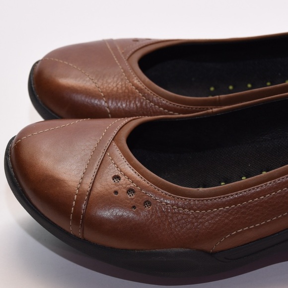 Clark’s leather flats women’s wave walk size 7B - Picture 6 of 8